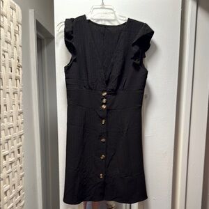 SHEIN Black Gold Sheath Mini Dress